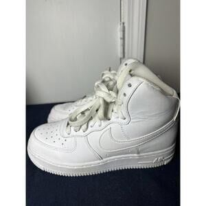 Nike Air Force 1 Mid | All White | Youth Size 4 | Classic AF1